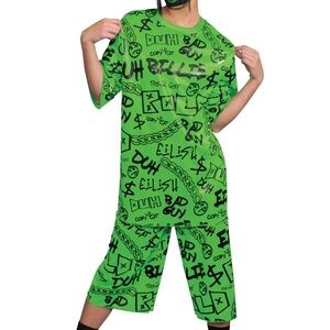 Disguise Billie Eilish Graphic Costume Set